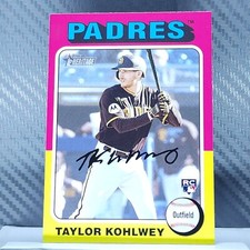 Taylor Kohlwey 2024 Topps Heritage ROOKIE #154 - Padres RC