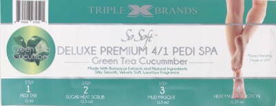 10 Trays of Triple X Brands Deluxe Premium 4 in 1 Pedi Spa 