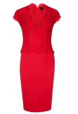 Ted Baker Sarvani scallop Lace edge bodice Dress Rt 325 Rt 2 us 6 