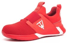 WOMENS SAFETY TRAINERS LIGHTWEIGHT WORKS SHOES SLIP ON TRAINERS STEEL TOE CAPS U