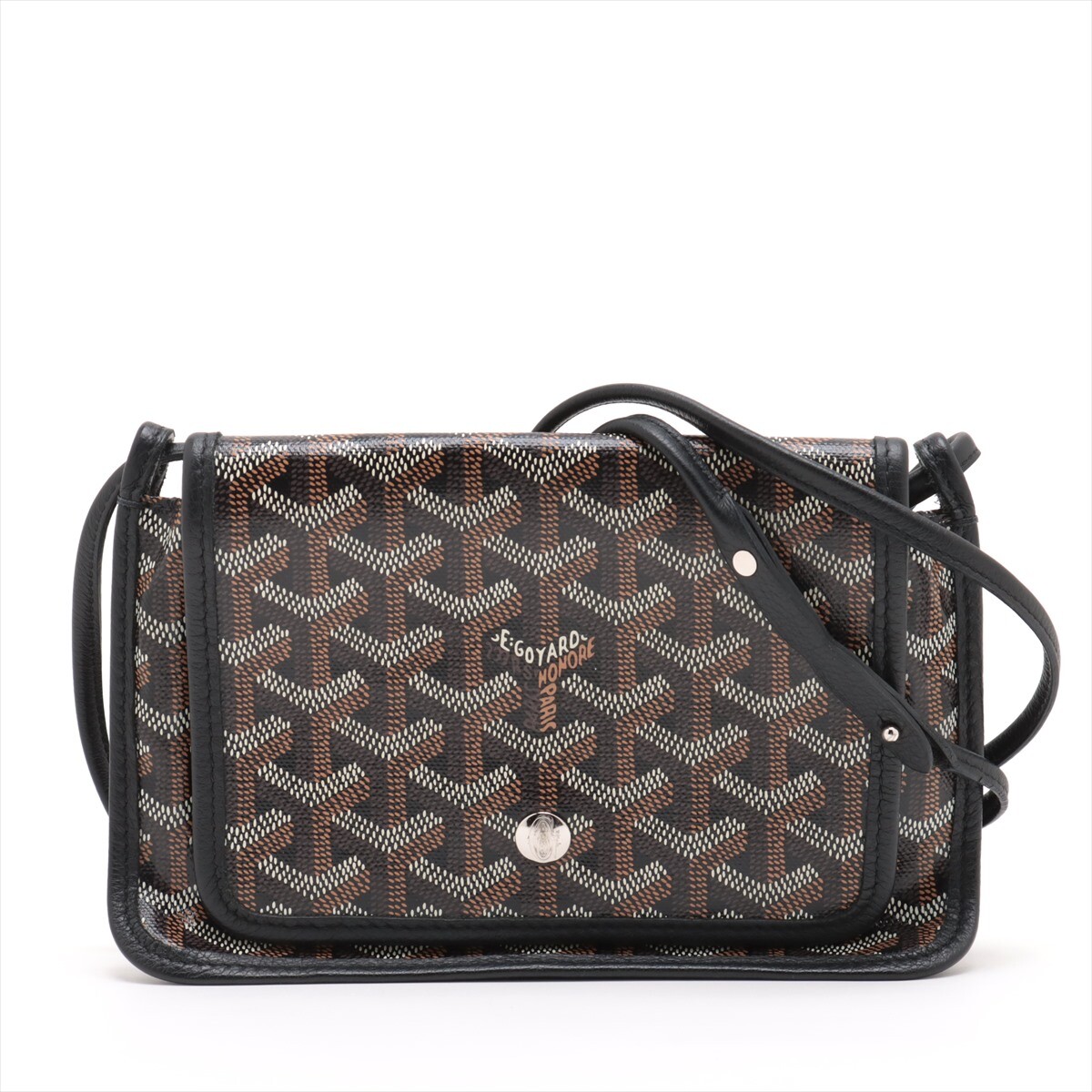 Goyard Plumet PVC & leather Shoulder bag Black | eBay Goyard Plumet PVC & leather Shoulder bag Black | eBay