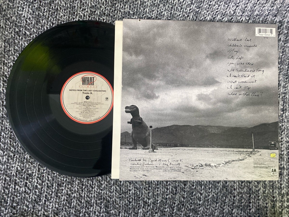 Tonio K Lp Notes From The Lost Civilization 1988 V. G +