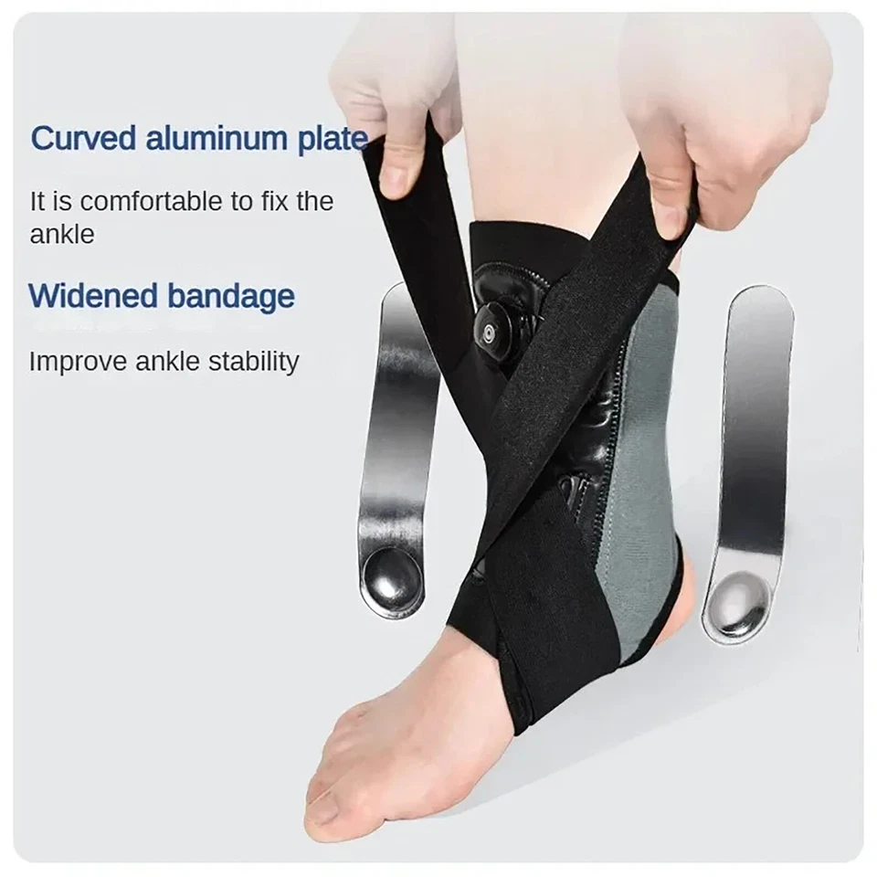 Foot Drop Ankle Brace Splint Orthotics Fracture Sprain Injury Stabilizer Support - Image 4 of 4