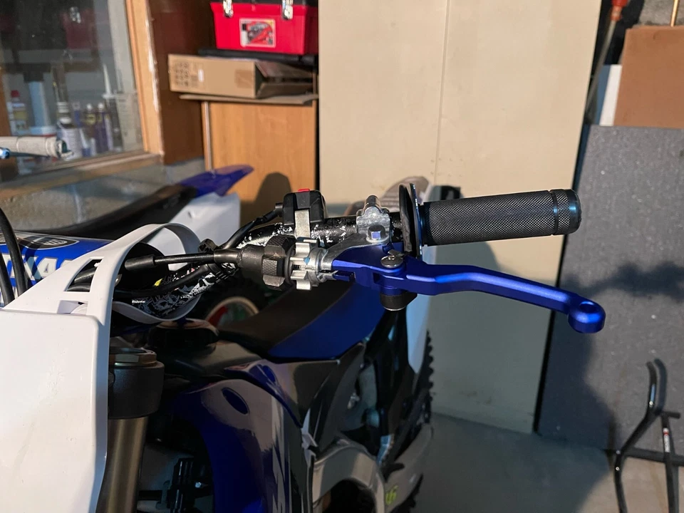 Universal 7/8" Bar Handle Clutch Perch Lever For YAMAHA YZ SUZUKI RMZ KAWASAKI - Image 3 of 4