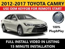 Toyota CAMRY PTS Plug & Play Remote Start Complete Kit 2012-2017
