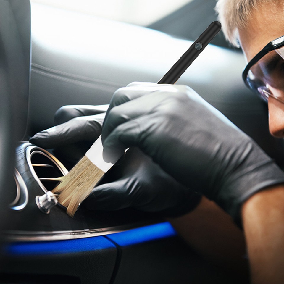 8Pcs Car Detailing Brush Kit Auto Interior Exterior Cleaning Kit