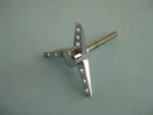 3 WING CHROME BOLT FOR AIR CLEANERS NEW HOLDEN CHEV FORD HOTROD
