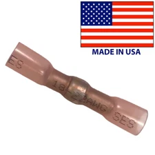 10 Red MultiLink Crimp Solder & Seal 22-18 AWG Heat Shrink Butt Connectors USA