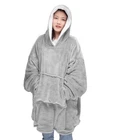 Oversized Fleece Sherpa Warm Soft Cosy Hoodie Sweatshirt Blanket Jumper