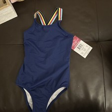 Girls Kanu Surf Swimsuit Size 5 Navy NWT 30