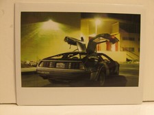 VINTAGE FOUND PHOTOGRAPH COLOR ART OLD PHOTO POLAROID 1980S DELOREAN DMC-12 CAR