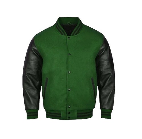 Veste En Cuir Véritable Jaeger - Vert Foncé - Taille 18 - Style Biker - Neuf Avec étiquettes (BNWT)
