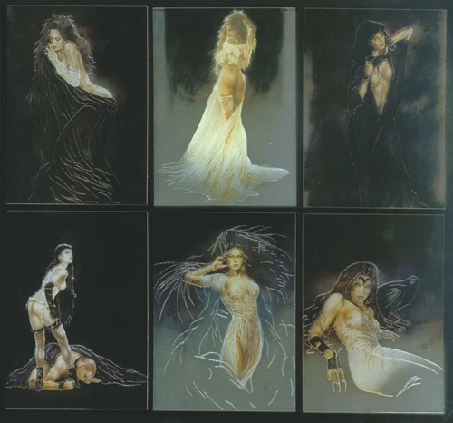 LUIS ROYO: PROHIBITED (Comic Images 2000) Complete METAL TEX Chase Card Set