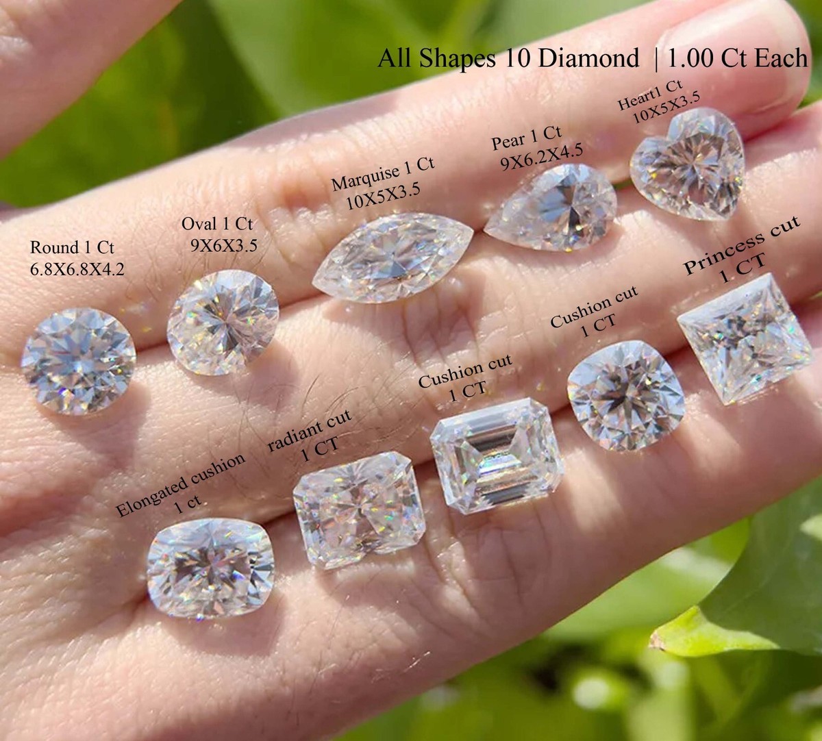 Brilliance in Every Shape 10 Lab Grown Diamond CVD Loose FL