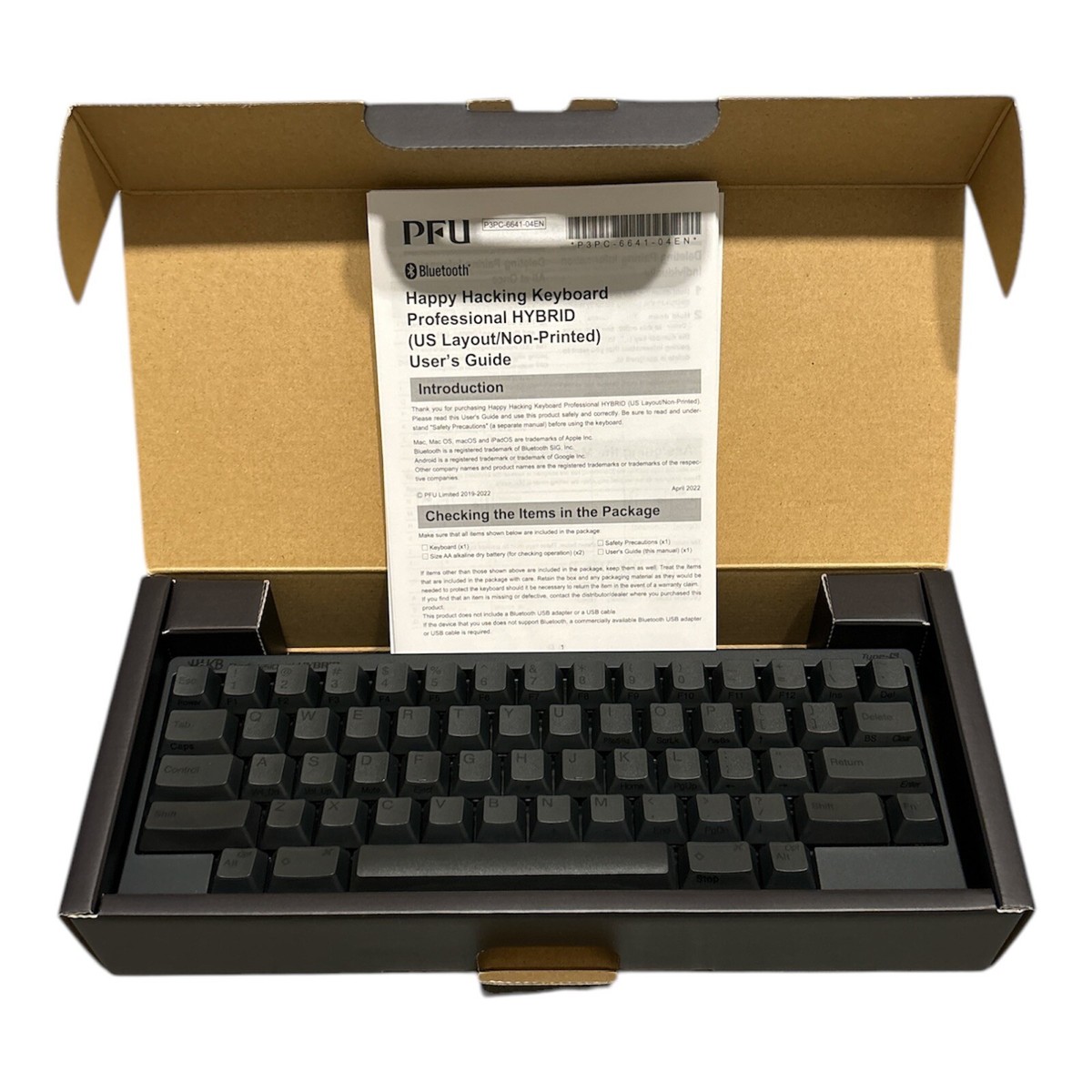 New PFU Keyboard HHKB Professional Classic English Charcoal/Black 