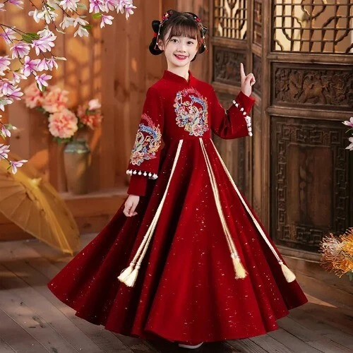 VETEMENTS Abito Hanfu Fairy Hanfu Cosplay Ragazze Tradizionale Cinese Capodanno Abbigliamento Hanfu