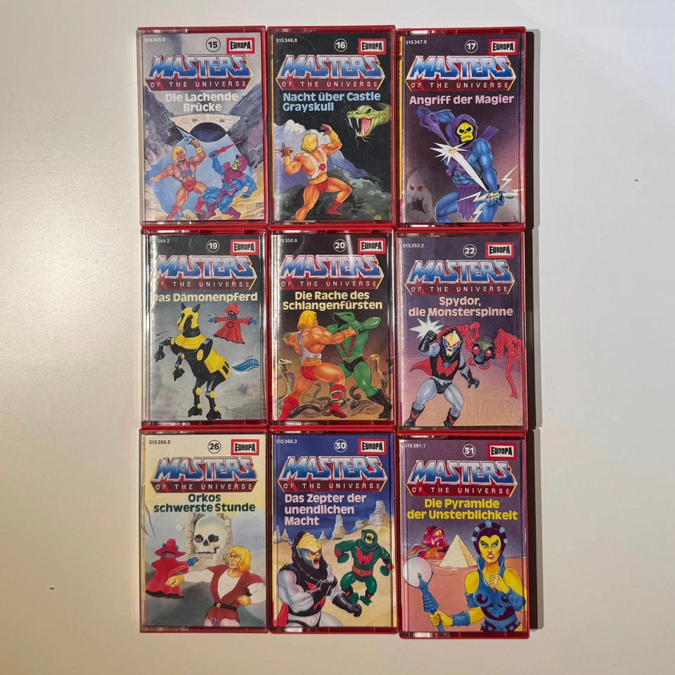 MOTU Masters of the Universe Kassetten / MC Folgen 15-17, 19, 20, 22, 26, 30, 31 - Bild 2 von 4