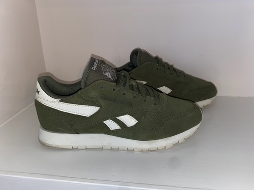 khaki reebok classics
