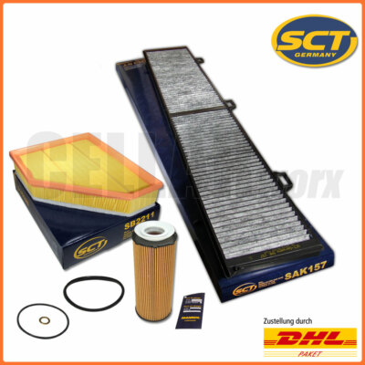 Inspektionspaket Filterset für BMW 3er E90 E91 E92 E93 325d 330d 204 PS 245 PS