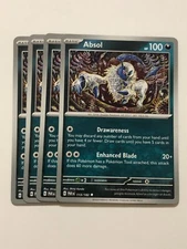 Pokemon Card Paradox Rift 4x Playset Absol 113/182 NM