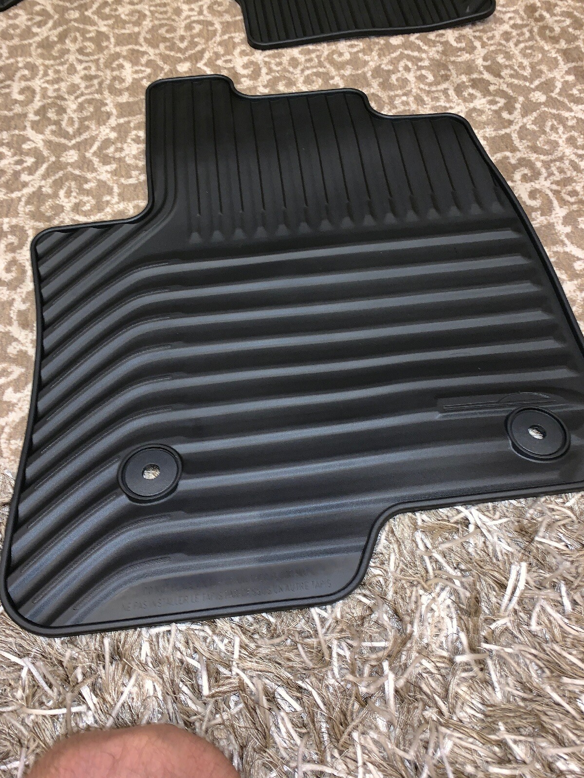 2019 Silverado Sierra 1500 Crew CAB Rubber All Weather Mats 