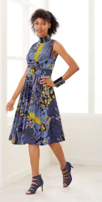 purple and gold church dress Dorinda Clark Cole Church Dress 310161, Purple / 12 / No Hat main image 1
