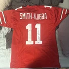 Jaxon Smith-Njigba Ohio State Buckeyes #11 Autographed Football Jersey Beckett