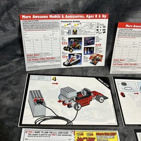 Vintage 90&rsquo;s Lego Technic Manuals 8808, 8818, 8825, And Lego Club Technic Books