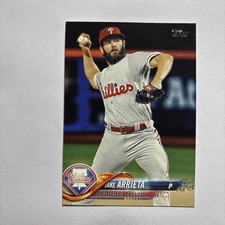 2018 Topps Series 2 Base # 606 Jake Arrieta - Philadelphia Phillies