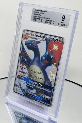 Charizard GX SV49/SV94 - BGS 9 2412 - Hidden Fates: Shiny Vault, Full Art Rare