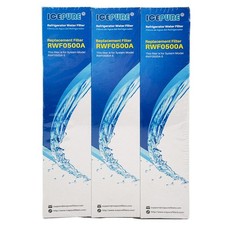  3pack ICEPURE RWF0500A Refrigerator Filter Fits for 4396508, Filter 5, 46-9010