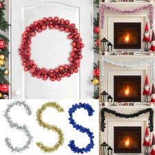 Weihnachtskugelgirlande Weihnachtsdekoration Weihnachtskugel Girlande Haustür