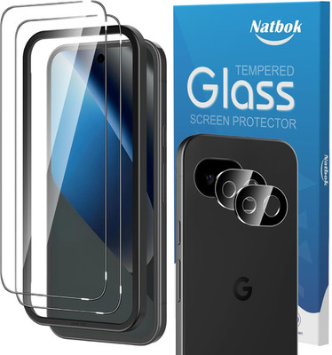 2+2 Pack for Google Pixel 10a (6.3 inch) Screen Protector with Camera Lens Prote