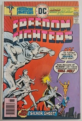 Freedom Fighters #2 Vol. 1 1976 DC Comics. Mid Grade Comic Book.