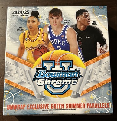 2024-25 Bowman Chrome University Basketball Base & Inserts