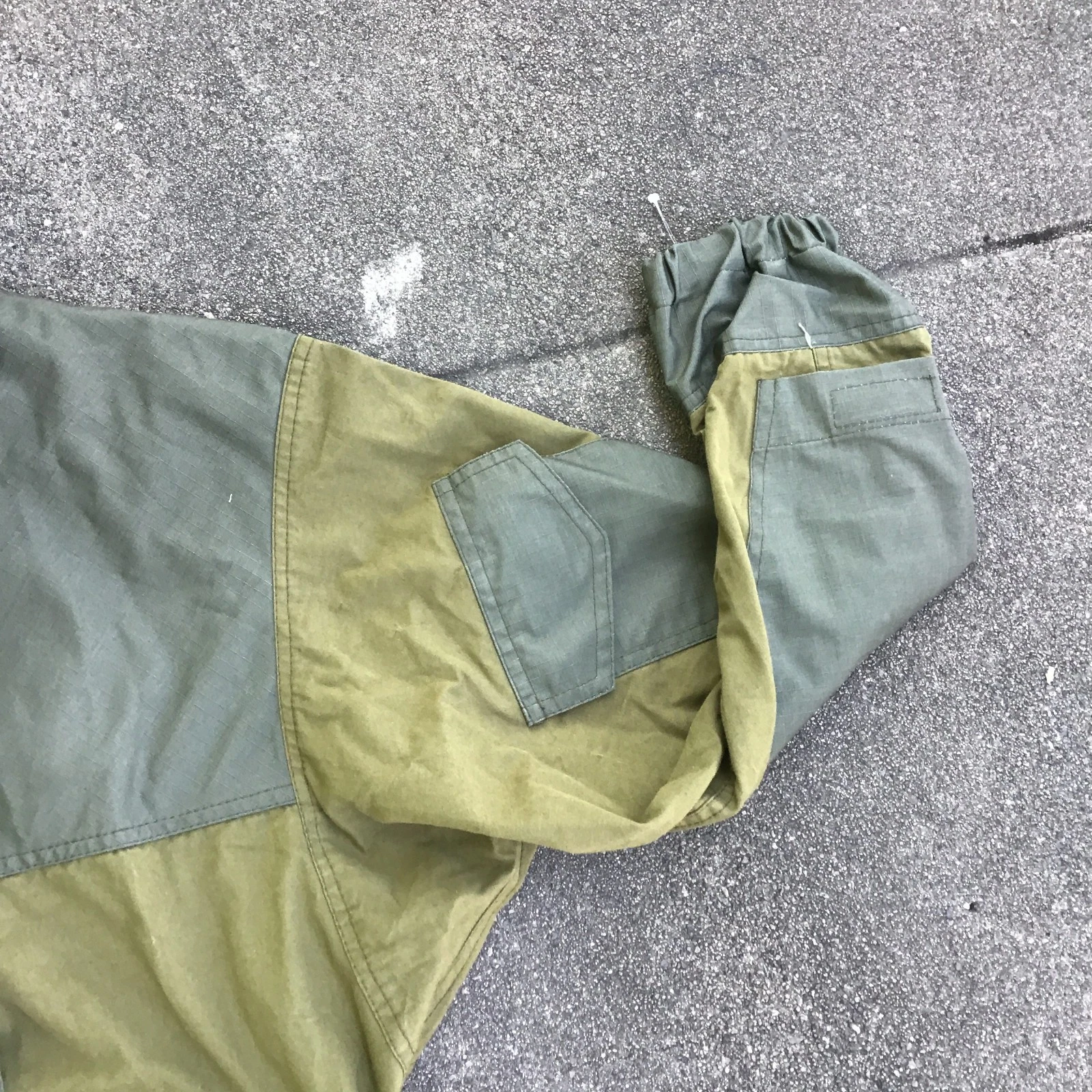 Gorka Style Green Jacket Windbreaker Men 2XL Hooded Pockets Tactical Military image 4