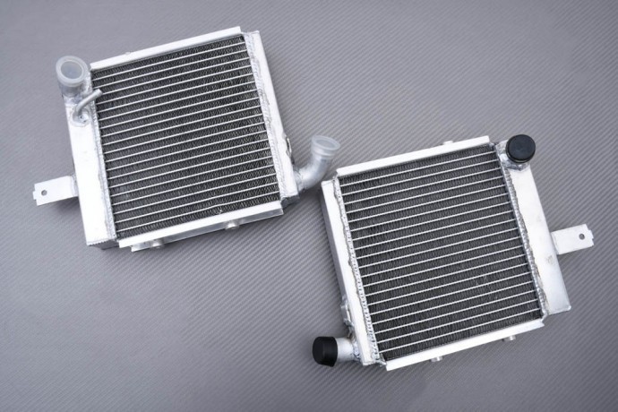Radiateur eau Benelli TNT 1130 Cafe Racer double refroidissement racing en alu