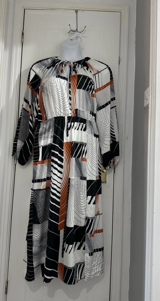 Midi Dress Next Dresses Size 16 Buy Lemon Yellow/Blue Ruffle