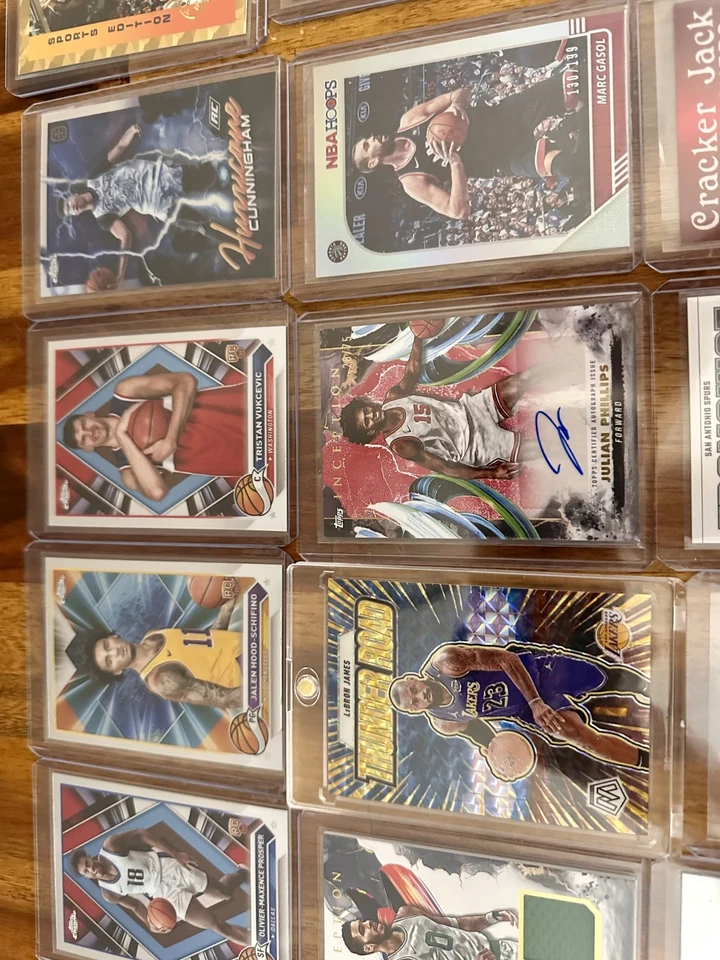 Lote 50 Panini Basketball Collection Auto’s Rookies,Stars, Serial Prizm 1990-2025 Foto 4 de 4