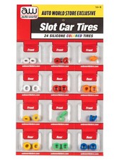 NEW Auto World SCM160 Colored Silicone Replacement Tires Xtraction 24 Tires HO