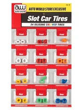 NEW Auto World Silicone Replacement Tires Xtraction (24 Tires) HO FREE US SHIP