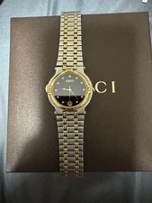 Gucci 9000M Gold Plated Watch Unisex 37mm Quartz Pre-Owned
