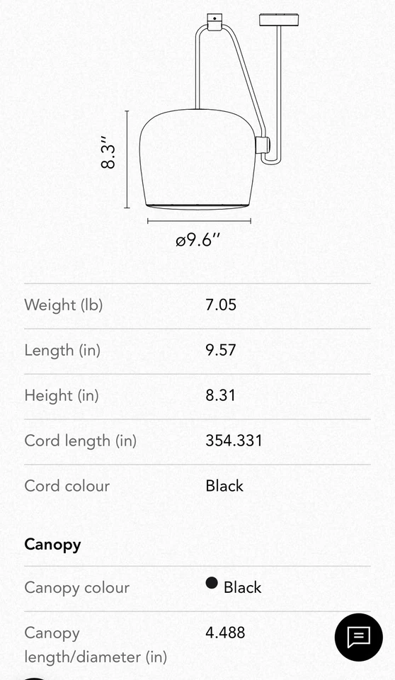 FLOS AIM LED PENDANT LIGHT FU009030 By Ronan and Erwan Bouroullec NEW - Image 3 of 4