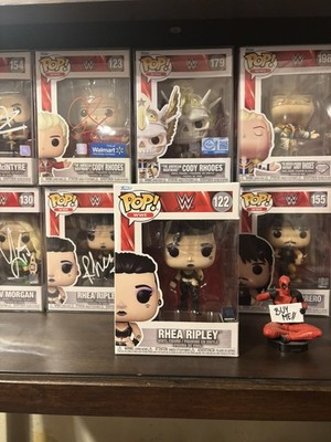 Купить funko pop rhea ripley signature series signed 122 wwe 7bap