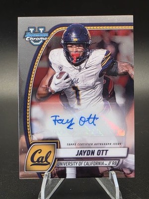 2024 Bowman University Chrome Jaydn Ott #PA-JOT Autograph (RC)