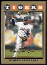 2008 Topps #290 Edgar Renteria Gold #/2008