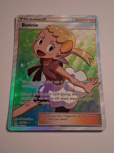 Bonnie -128/131 -Full Art Ultra Rare NM Pokemon SM06 - Forbidden Light