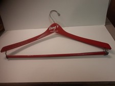 Vintage Advertising Wooden Coat Hanger - LONG'S - Rockingham NC