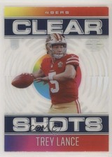 2021 Panini Illusions Clear Shots Sapphire Trey Lance #CS-18 2l4
