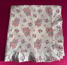 Housse / taie d'édredon ancienne en coton, fait par couturière, N° 2